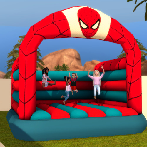 xplatinumxluxexsimsx:Deco Bouncy Castle + PosesSomething a little different (and less ‘lu