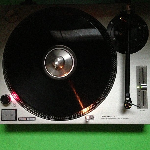 Technics SL 1200 MkII with modified RB250 tonearm and Ortofon Jubilee cartridge