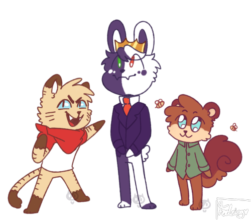 Animal Crossing bois- I just wanted to draw something comforting tonight and MCYT kids as fluffy ani