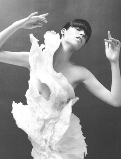 Black-White-Madness:  Madness:  Meghan Collison In ‘The New Beat Of Couture’