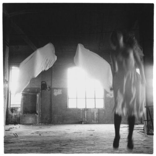 woundgallery:Francesca WoodmanFrom Angel Series, Rome, Italy, 1977 Gelatin silver