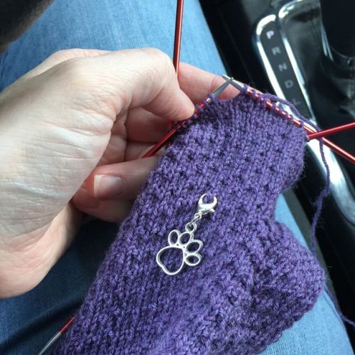 My current on-the-go/bus stop knitting is a pair of Hermione’s Everyday Socks for my daughter.
