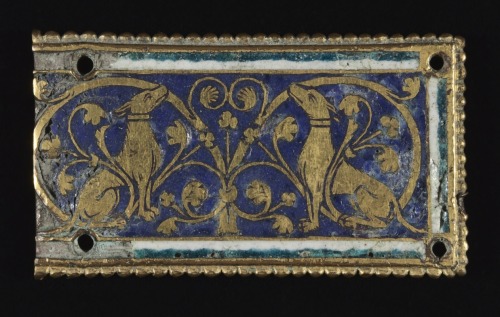 cma-medieval-art:Plaque, probably from a Reliquary Shrine, c. 1200-1250, Cleveland Museum of Art: Me