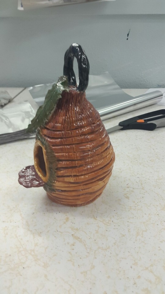 This Is My Mother's Day Gift. A Clay Bird House. Took Me A Week. 
