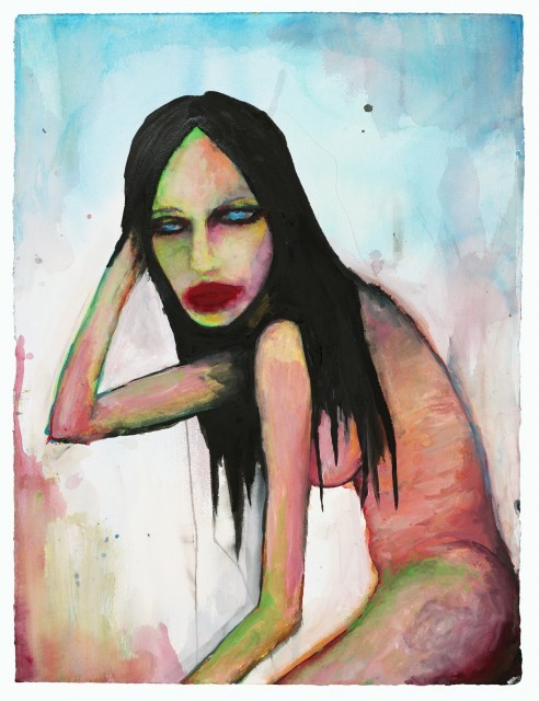 Porn Pics vividhdphotography:  Marilyn Manson Paintings