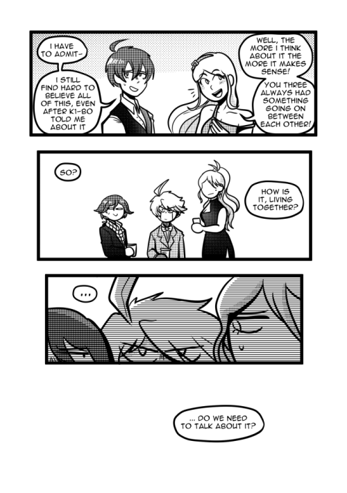 chibigaia-art: AND THEY WERE BECAME ROOMMATES…. two a peek into the life of three walking disasters 