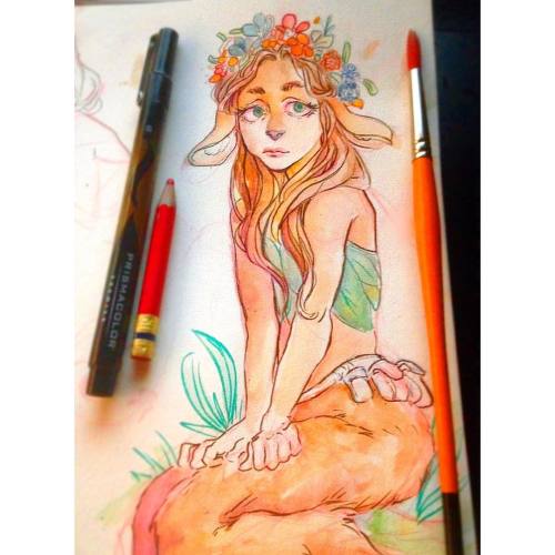 syrva: Redraw of an old faun character