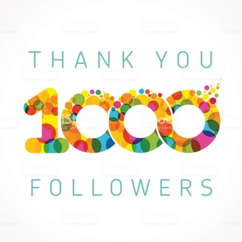 Thanks for the 1000 followers :)Gracias por los 1000 seguidores :)