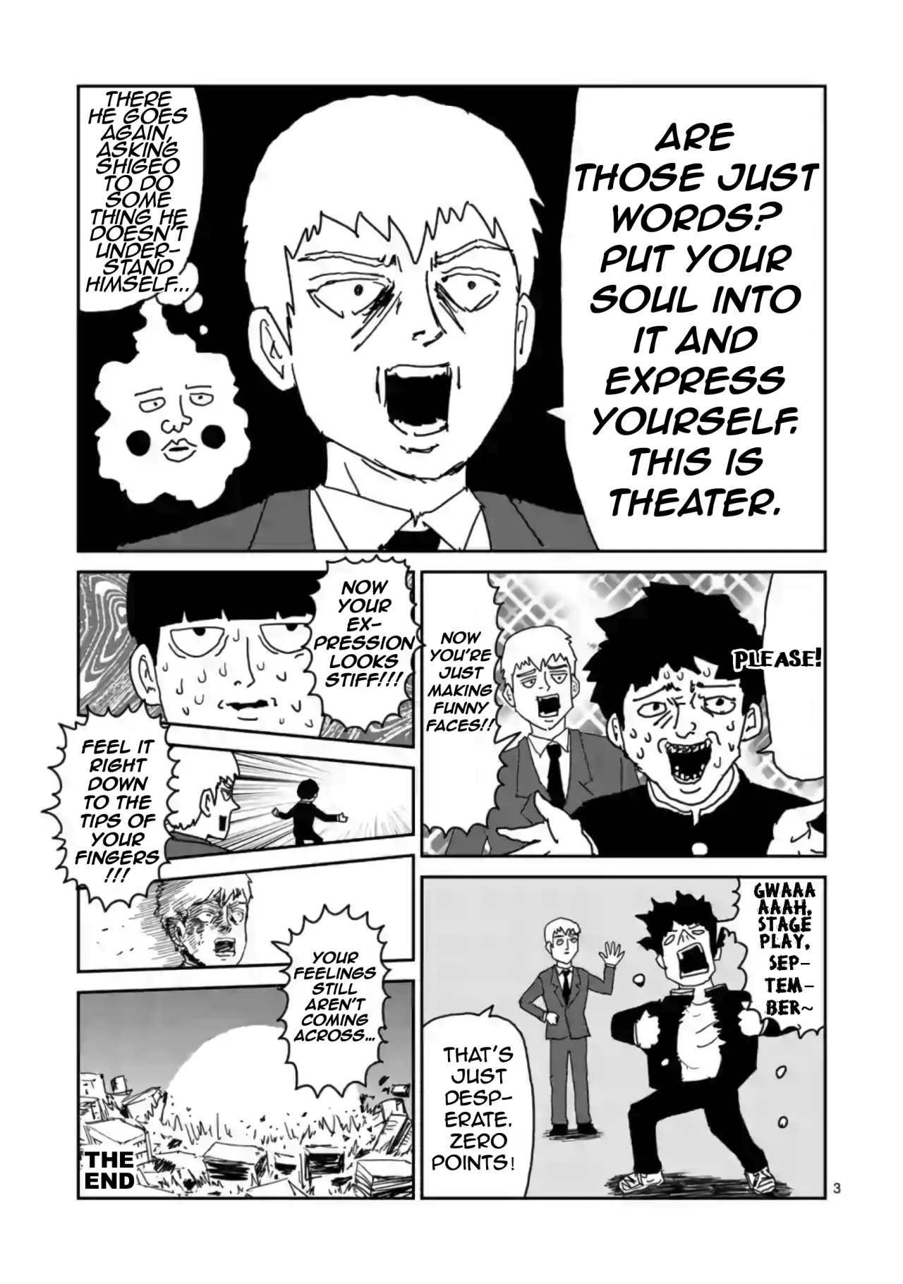 Web Manga 'Mob Psycho 100' to End 