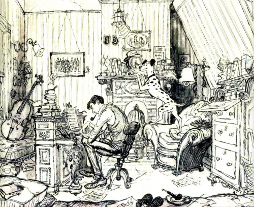 disneyconceptsandstuff:  Visual Development from 101 Dalmations