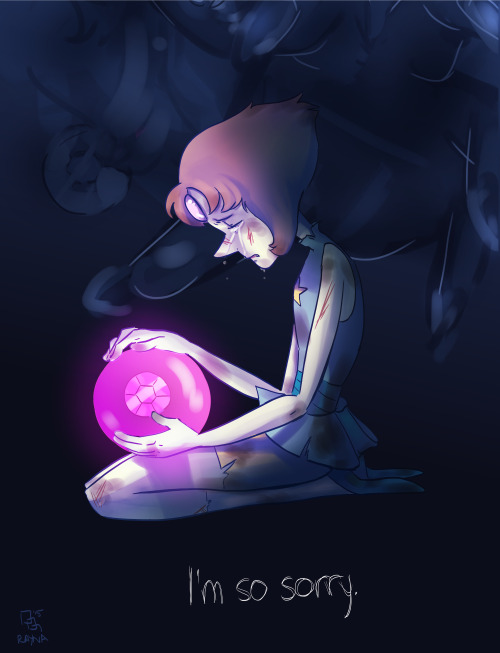 queerstalgems:PEARLMETHYSTBOMB! [day 2: angst]“i wasn’t strong enough to protect you.&rd