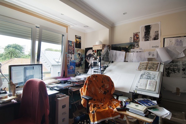 This is where art is made: Part V Kelly Sue DeConnickFrank FrazettaRyan StegmanFrank