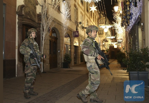 Christmas in Strasbourg.We “will not be intimidated by terrorist or criminal attacks. Let us move on