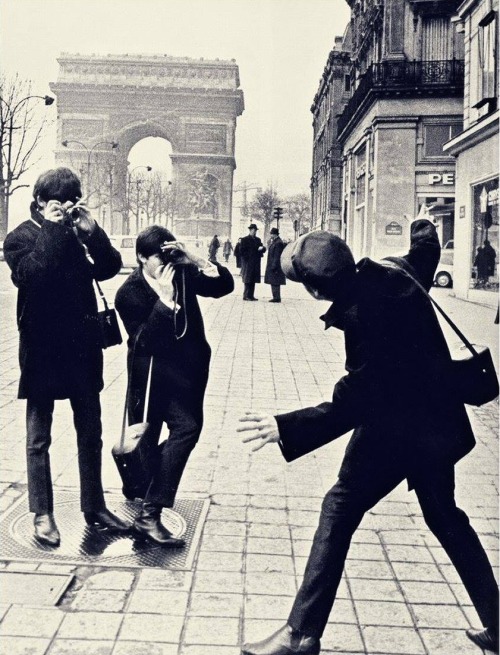 The Beatles in Paris, 1964. 