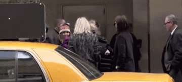 Helena Bonham Carter, Cate Blanchett and Sandra Bullock on the set of ‘Ocean’s 8′ 