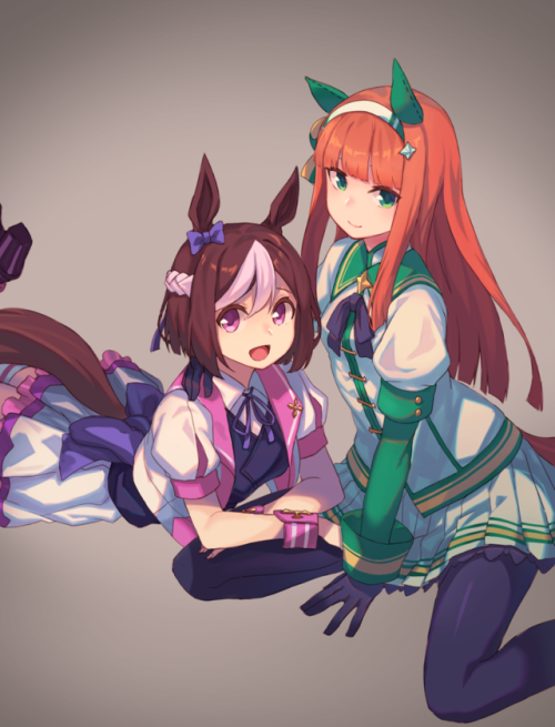 wholesomeyuri: ✧･ﾟ: *✧ Two Cuties ✧ *:･ﾟ✧♡ Characters ♡ : Special Week ♥ Silence Suzuka♢ Anim