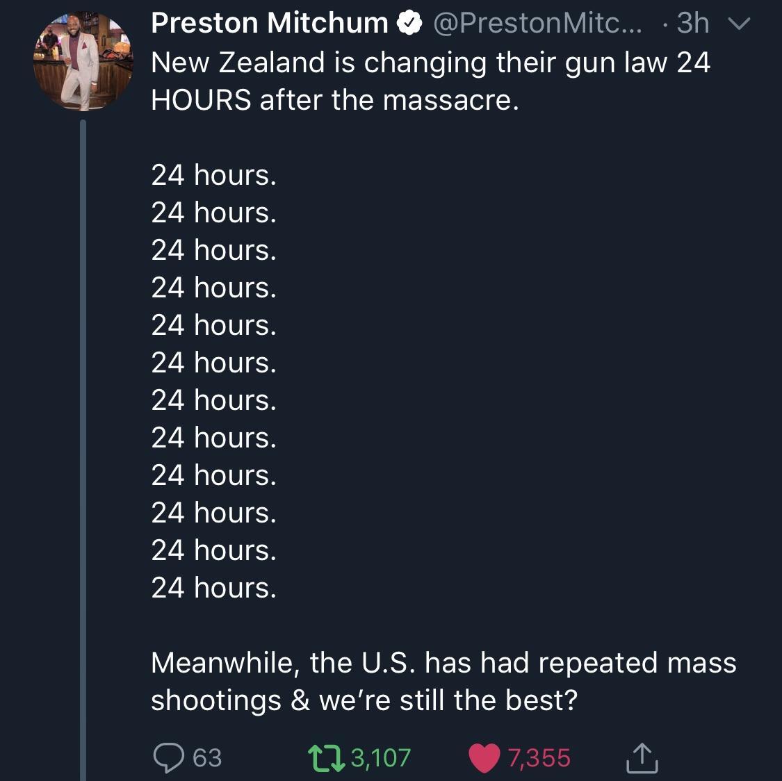 Well we&rsquo;re the champs at giving thoughts and prayers tho