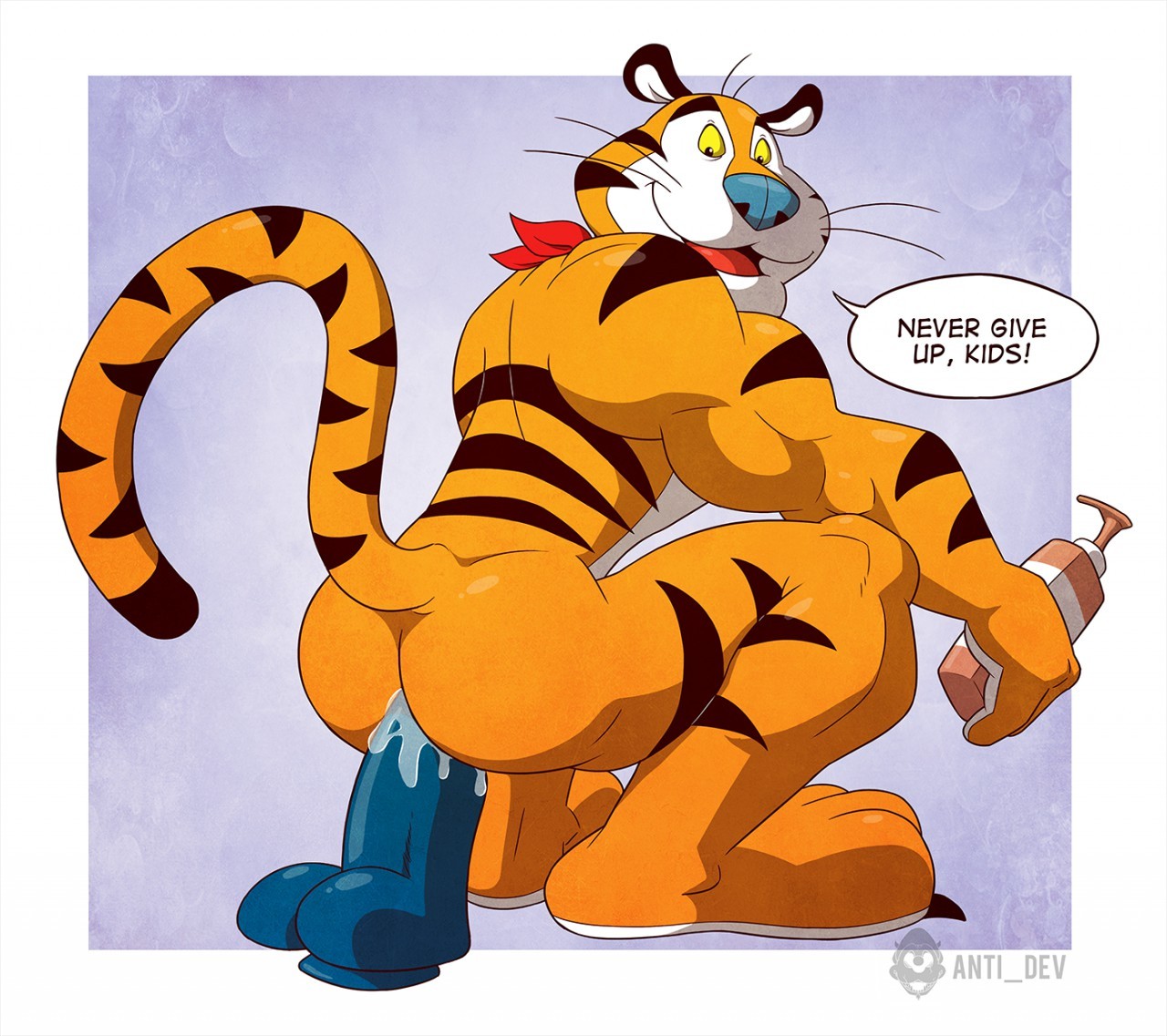 thirtyfourthrule:Tony the Tiger makes eating cereal that much better!