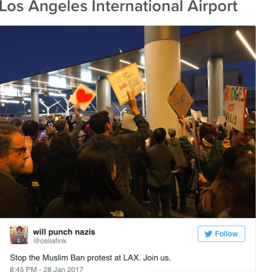 micdotcom:  14 photos show the massive protests against Trump’s Muslim ban at airports across the US