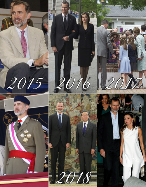 Felipe and Letizia retrospective: May 17th2004: Lunch offered by the government at the Moncloa Palac