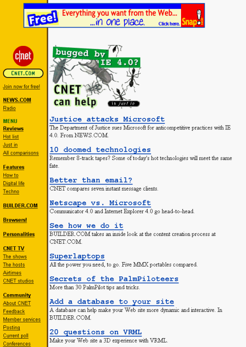 cnet.com - 1997