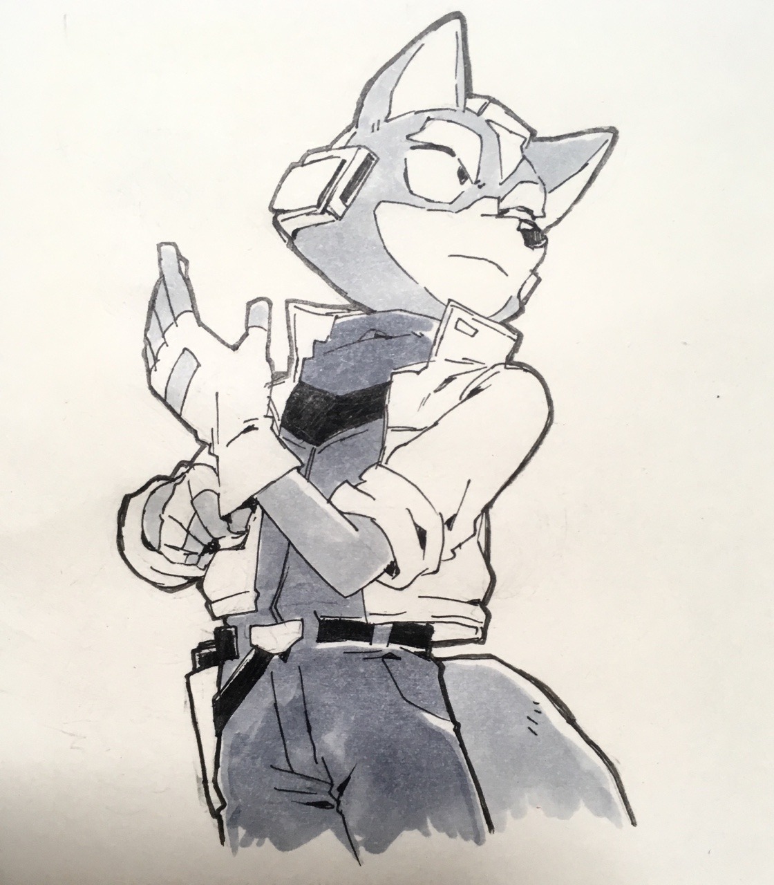 nemurism: Starfox doodles #1