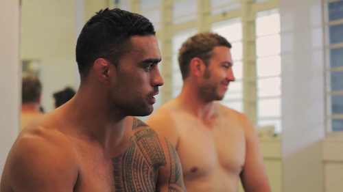 roscoe66:  Liam Messam hams it up for the cameras