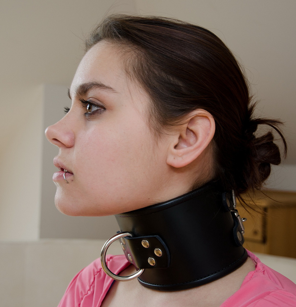evilqueen1969:  “Wow. You were right a posture collar is very restrictive.”“Yes.