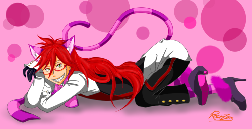 reapergrellsutcliff:  <3((The original art can be found here - Cheshire Grell by RocioZero - Please go show the artist some love! - Do not remove the artist-source information!))
