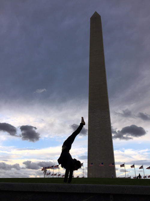 Handstand at the Washington Monument!I live in Northern Virginia, so DC is only a few metro stops aw