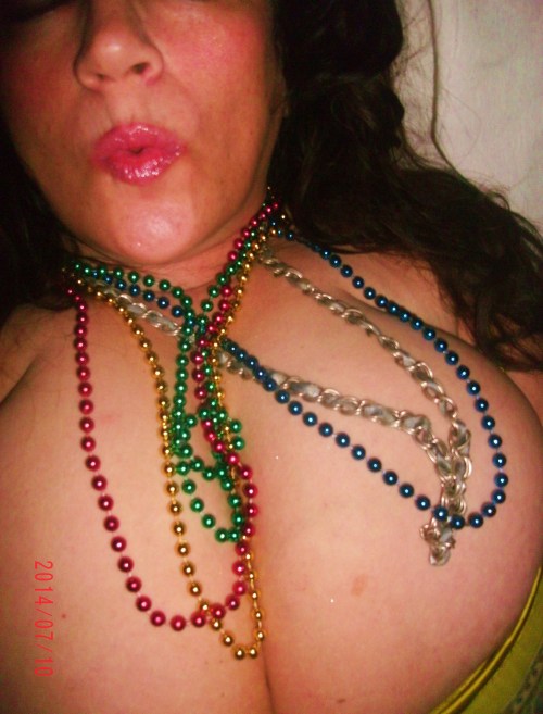 Porn photo mylonelybreasts:  beads  for me