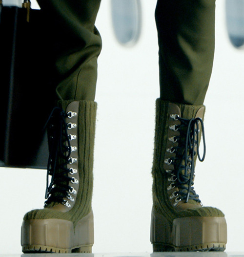 Trendy Boot for FW21: Platform booties.Balmain, Dolce &amp; Gabbana, Simon Miller, Adeam, Versace, V