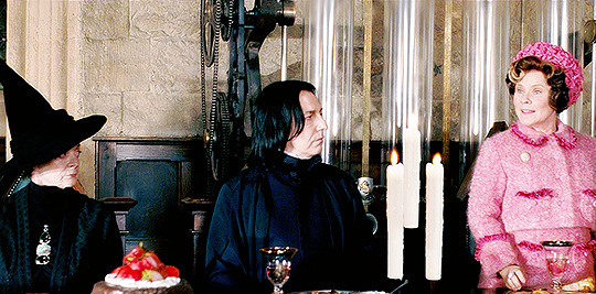 cats-offdensen:madamspeaker:That moment when McGonagall and Snape realise it’s