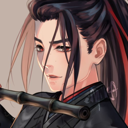 artistemika: Wei Wuxian is done. I’m gonna do Lan Zhan next ♥ ※ Do not use, edit, or re