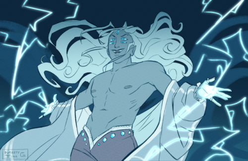 geezmarty:  commission for @manglerfish of her dnd boy!