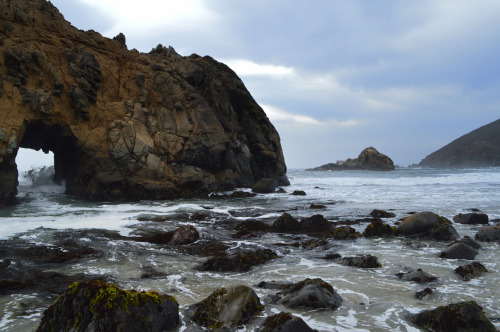 The first two days at Big Sur have been amazing. The morning fog washed away by the afternoon and Je