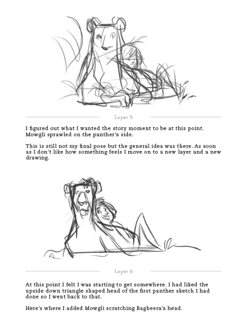 Process Sketch breakdownThis is a tutorial of sorts for students or beginning artists. It’s somethin