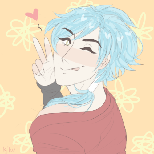 kjku:  KouAo WeekDay 6: Hair it’s late but it’s finally finished!! i really hate