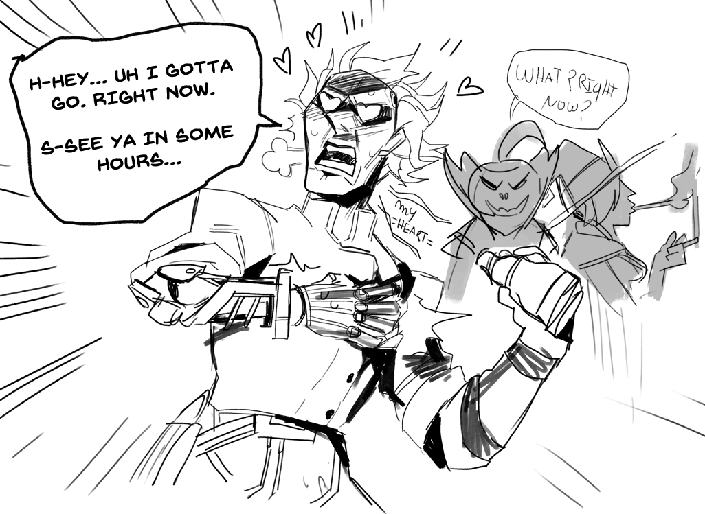 pcate:everyone’s reaction to Mei’s emote amirite
