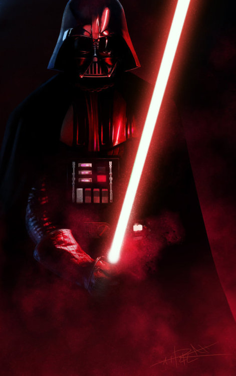 league-of-extraordinarycomics:Darth Vader by RAHZZAH