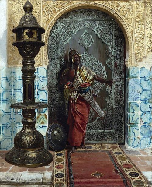 Nubian Guard by Rudolph Ernst (Austrian, 1854&ndash;1932)