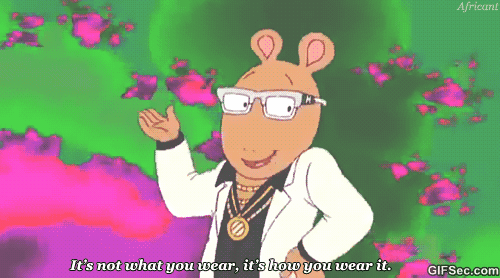 foodwontbetrayyou:  Why is Arthur looking like Rupaul in a suit with some gold chains??