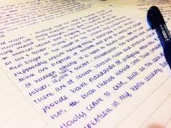 liyanalearns:  Hurray for late night essay writing feat. my favourite pen of all time 