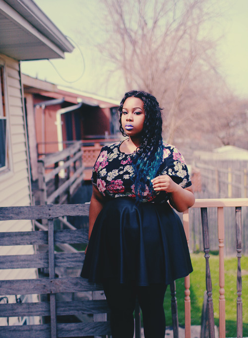 iridessence:  naturalprose:  blackfashion:  Essence, 20, Chicago Top: Forever 21 (Mens)Leather look skirt: Newlook/ASOSPantyhose: George Self portrait. submitted by iridessence.tumblr.com  iridessence AHHHHHHHHHHHH THEY FEATURED YOOOOOOU!!!!! :-D *is