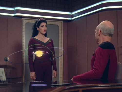 green-blooded:Star Trek: The Next Generation | Loud as a Whisper (02x05)TROI: You wanted to see me?P