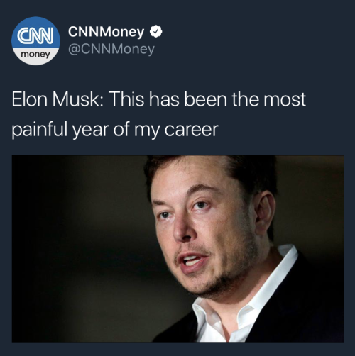 arsonforcharlie:desperate-acts-of-capitalism:But with your help, we can make next year even worse for Elon Musk   