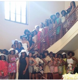 trebled-negrita-princess:  parmarella:  Black Women Leadership Association- High Hats and High Tea.  Black Women are beautiful.  I SEE Y’ALL, LADIES!!! 