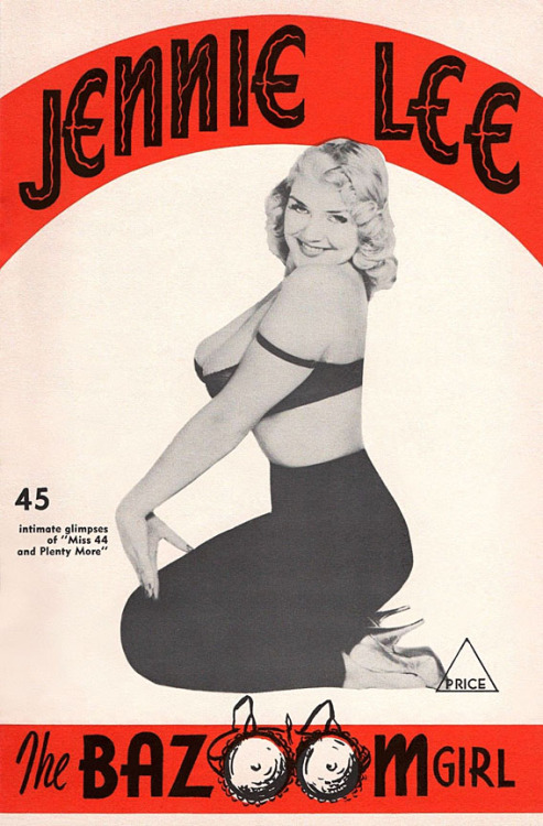 Porn photo Jennie Lee appears on the cover of her own