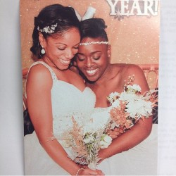 theblackestberryblog:  How do I go about getting this exact moment back? #herfavorite #qwoc #love #married #gaymarriage #marriageequality #poc #woc #sparkle #newyearseve #newyearswedding #lesbian #lalesbians #newlyweds