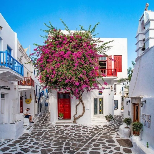 cyclades-islands:Strolling around Mykonos island (Μύκονος), @cyclades-islandsPhoto: www.inst